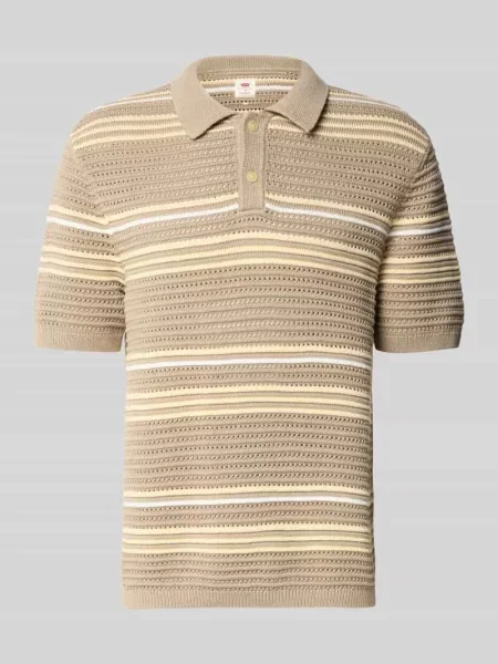 Koszulka polo o kroju relaxed fit z czystej bawełny model LAGUNA' Levi's beżowe