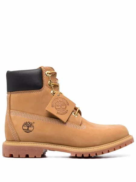 Cizme scurte Timberland cu șireturi din dantelă