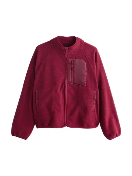 Next Jachetă fleece cireș roșu