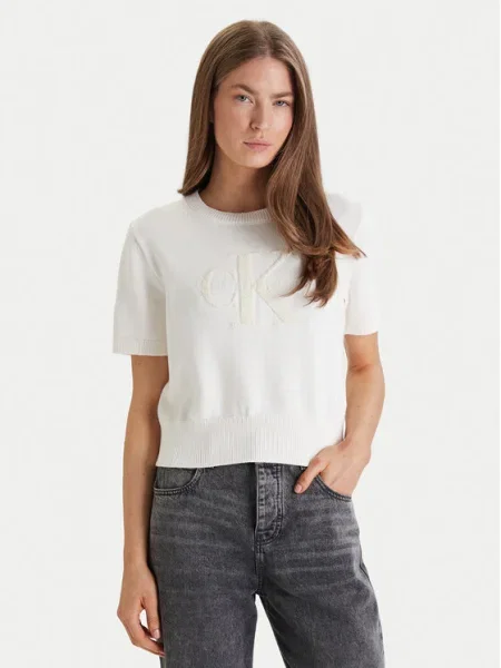 Calvin Klein Jeans Pulover Chunky bej