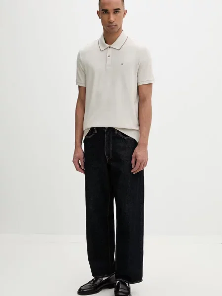 Calvin Klein polo majica bež