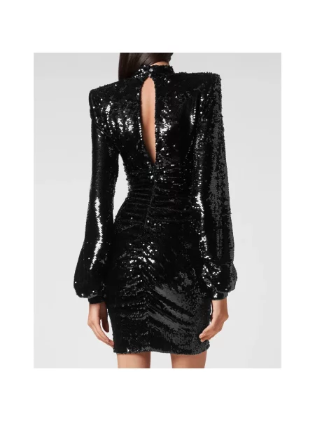 Sukienka midi Philipp Plein czarna