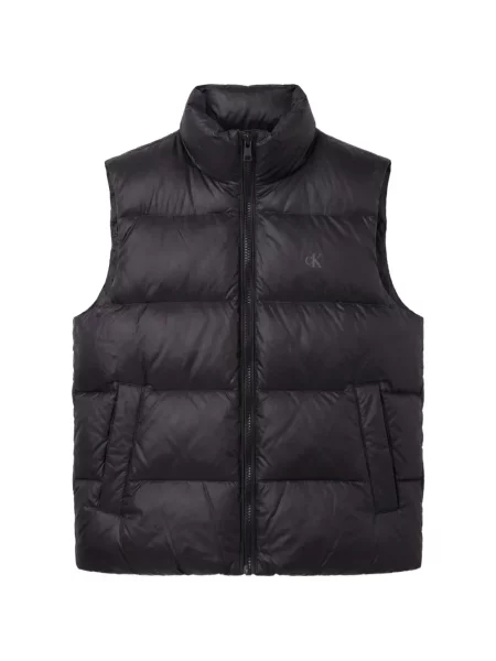 Matlasat vestă Calvin Klein cu imagine negru