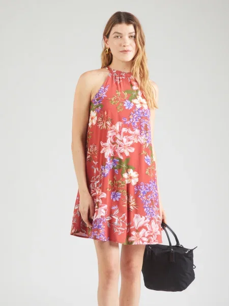 ONLY Rochie ONLNOVA verde / lila / roșu alb