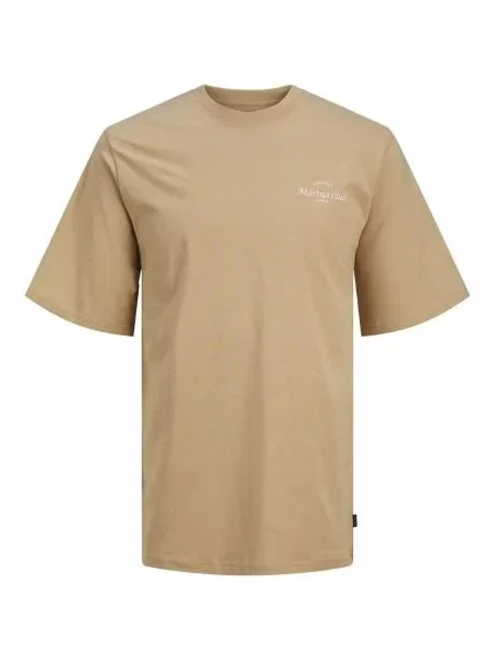 JACK & JONES Tricou JPRBLAOcean Club nisipiu alb