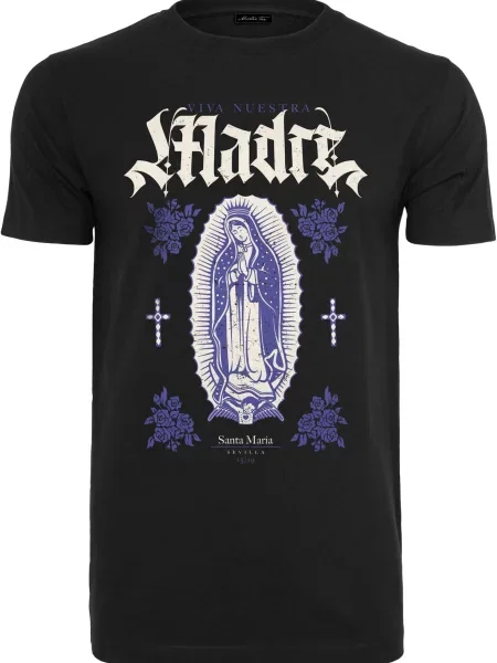Mister Tee Tricou Viva Nuestra Madre mai multe culori negru
