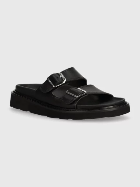 Kenzo slapi de piele Matto Mules femei negru