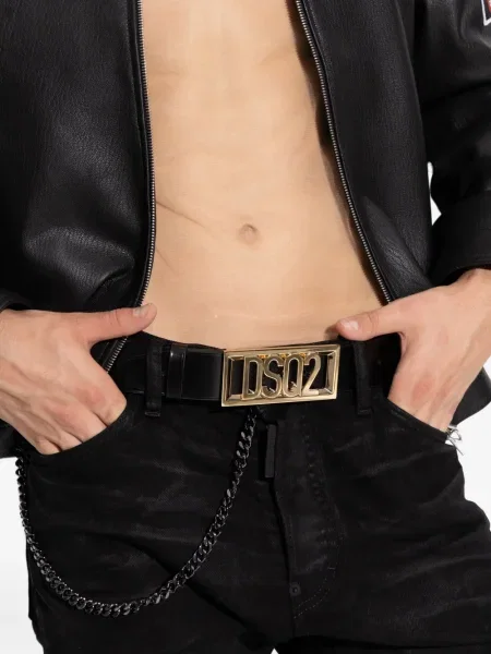 Curea Dsquared2 din piele negru