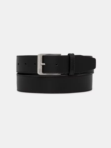 Trussardi curea pentru bărbați din piele negru