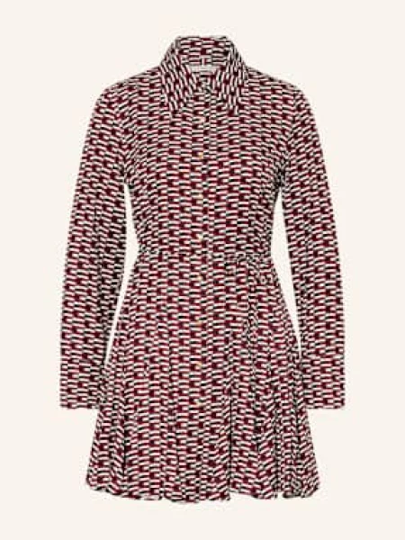 Tommy Hilfiger Sukienka Koszulowa rot biała