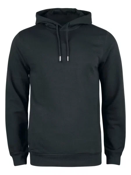 Clique Premium OC Hoody – bluza z kapturem z bawełny organicznej – black czarna