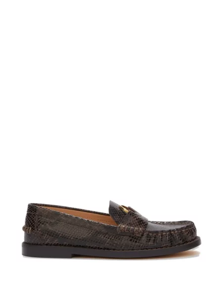 Pantofi loafer Odissì din piele maro