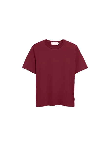 ARMEDANGELS Tricou LUALA roşu închis
