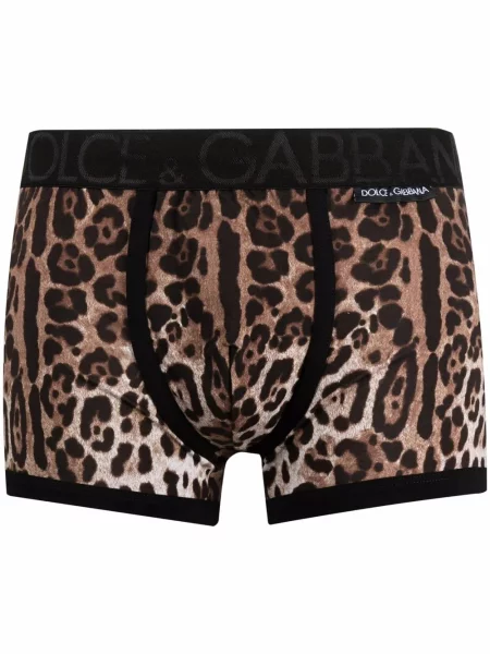 Șosete Dolce & Gabbana cu imagine cu model leopard