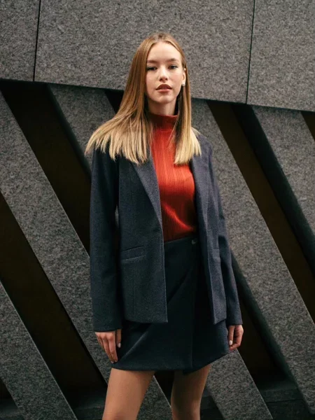 Блейзер LadyLike бавовна/поліестер чорний