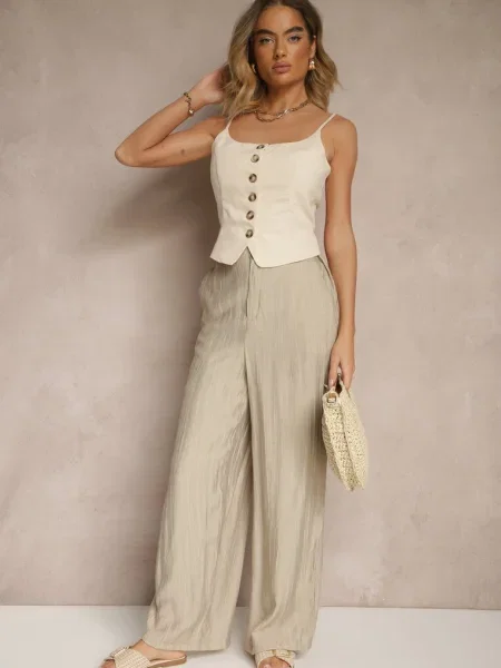 Pantaloni Natoreia bej