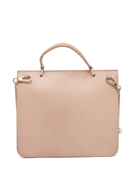 Geanta de piele Furla din piele roz