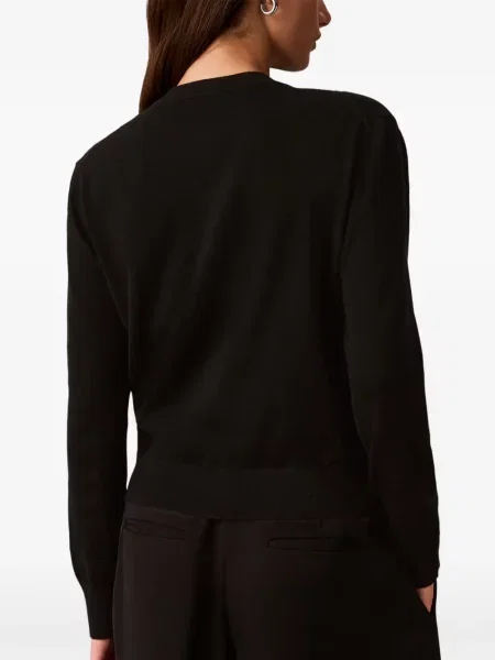 Cardigan Calvin Klein cu broderie negru