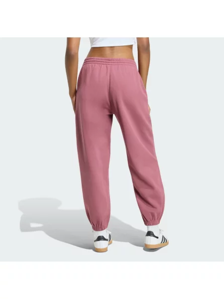 VOLNÉ FLÍSOVÉ SPORTOVNÍ KALHOTY ESSENTIALS červené