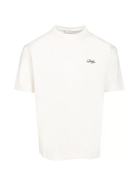 Tricou Drole De Monsieur cu broderie alb