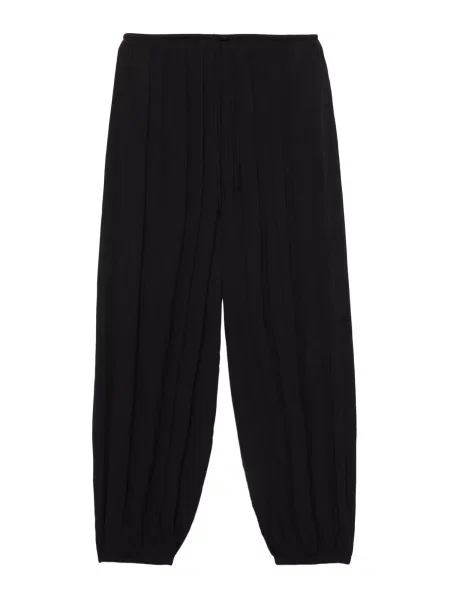 Pull&Bear Pantaloni largi negru