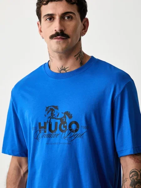 Футболка Hugo Blue синяя