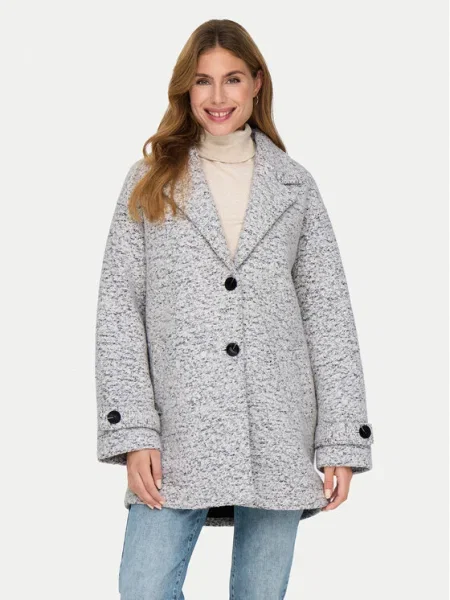 ONLY Вълнено палто Sophia сив