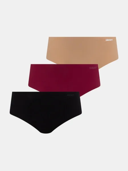 Бикини Dkny 3 чифта тъмносиньо бежово