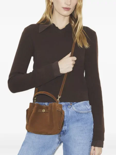 Geantă Tory Burch maro