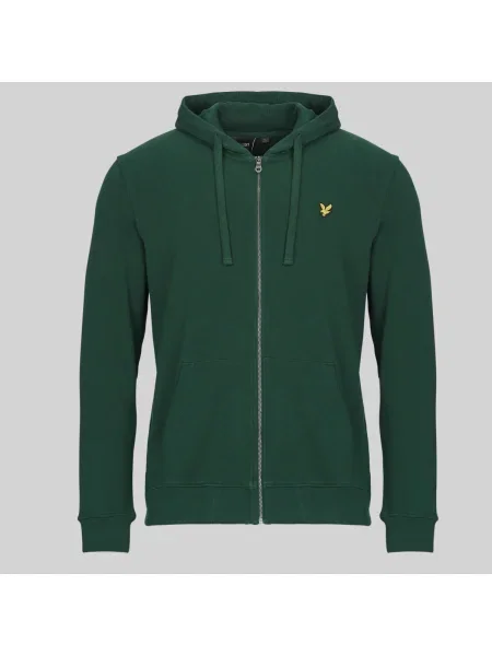 Geacă Lyle & Scott cu glugă verde