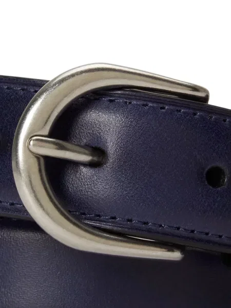 Curea Polo Ralph Lauren cu broderie din fleece cu șireturi albastru