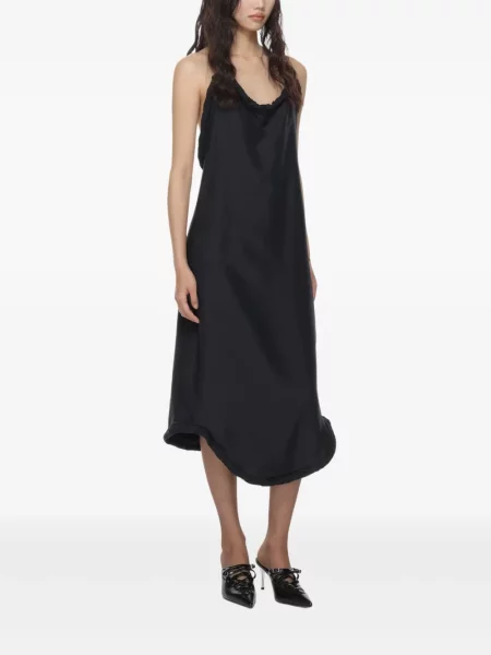Rochie Carven de mătase de costum negru
