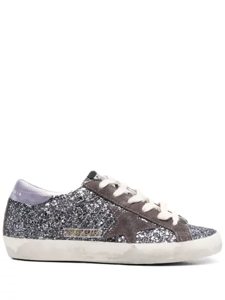 GOLDEN GOOSE Sneakersy Hi Star Classic With List Écru złote