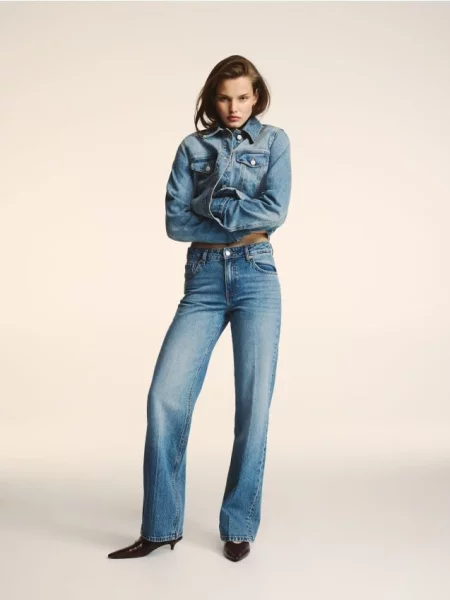 Reserved Blugi straight albastru