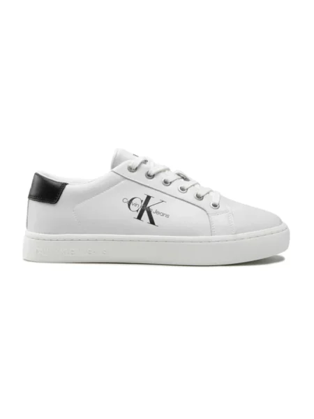 Sneakersy Calvin Klein skórzane białe