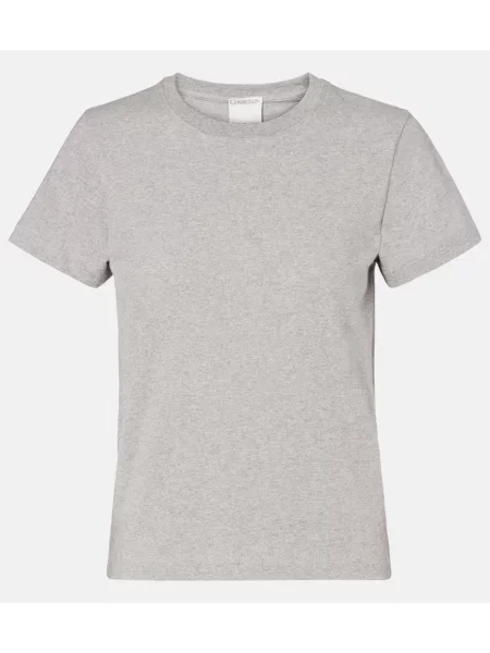 Tricou Calvin Klein din jerseu gri