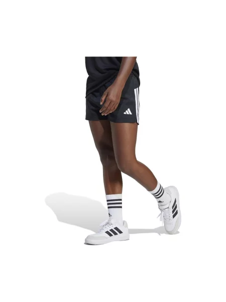Pruhované kraťasy Adidas bílé