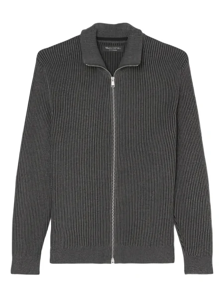 Kardigan Marc O'polo prążkowany szary