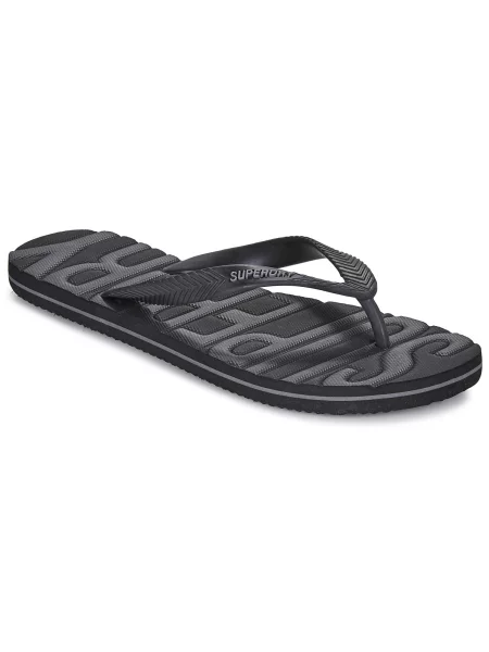 Natikači Superdry z avtogramom črna