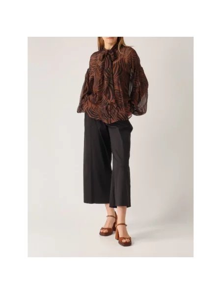 Bluzka Max Mara Studio brązowa