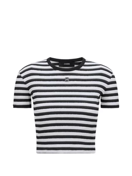 Tricou Amiri cu dungi alb