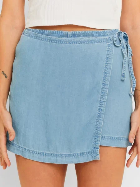 Джинсова спідниця Tally Weijl блакитна