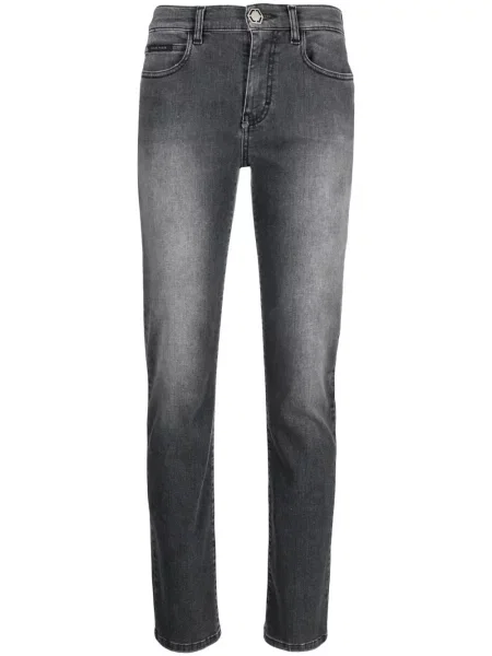Skinny jeansy skinny Philipp Plein szare