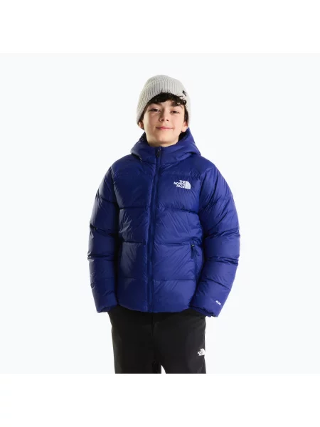 Детско пухено яке The North Face Hydrenalite Down Hooded bold blue синьо