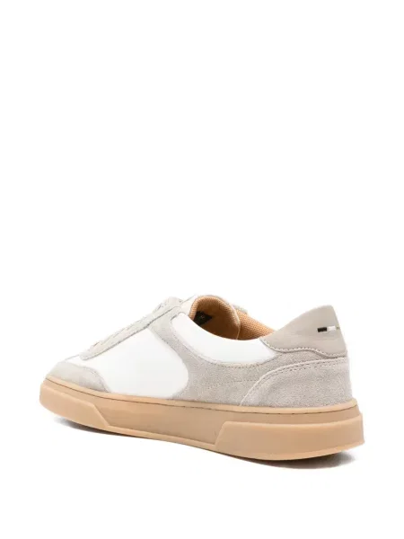 Sneakerși Boss din piele de căprioară gri