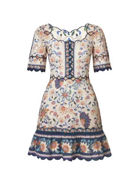 Rochie mini Farm Rio cu model floral cu imagine