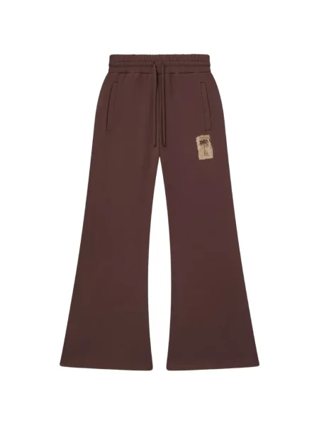 Pantaloni Palm Angels alergare maro