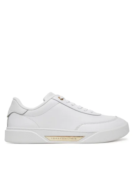 TOMMY HILFIGER Rövid szárú sportcipők ESSENTIAL CHIC arany fehér
