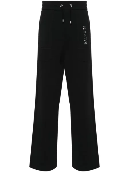 Široké kalhoty Balmain černé