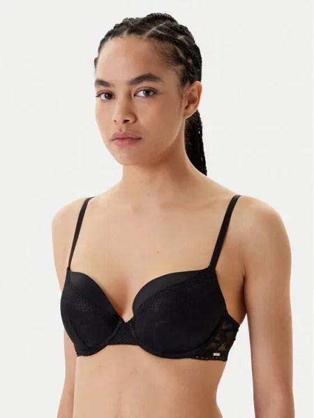 BOSS Push-Up nedrček črna